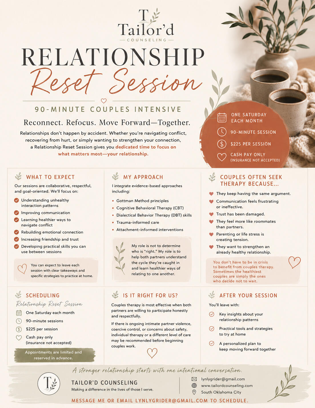 Relationship Reset Session Relationship Reset Session Info